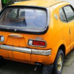 廃車寸前の軽自動車